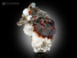 Spessartine Garnet with Muscovite and Feldspar