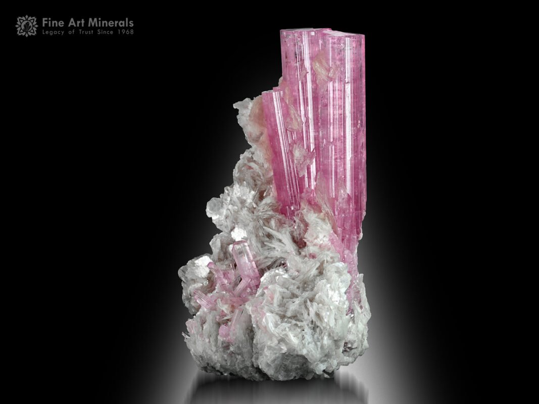 Tourmaline with Albite from Afghanistan