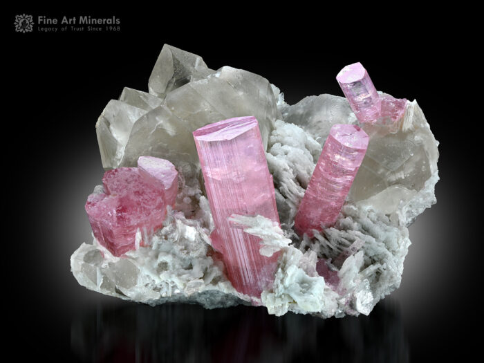 Tourmaline with Quartz and Albite from Afghanistan.