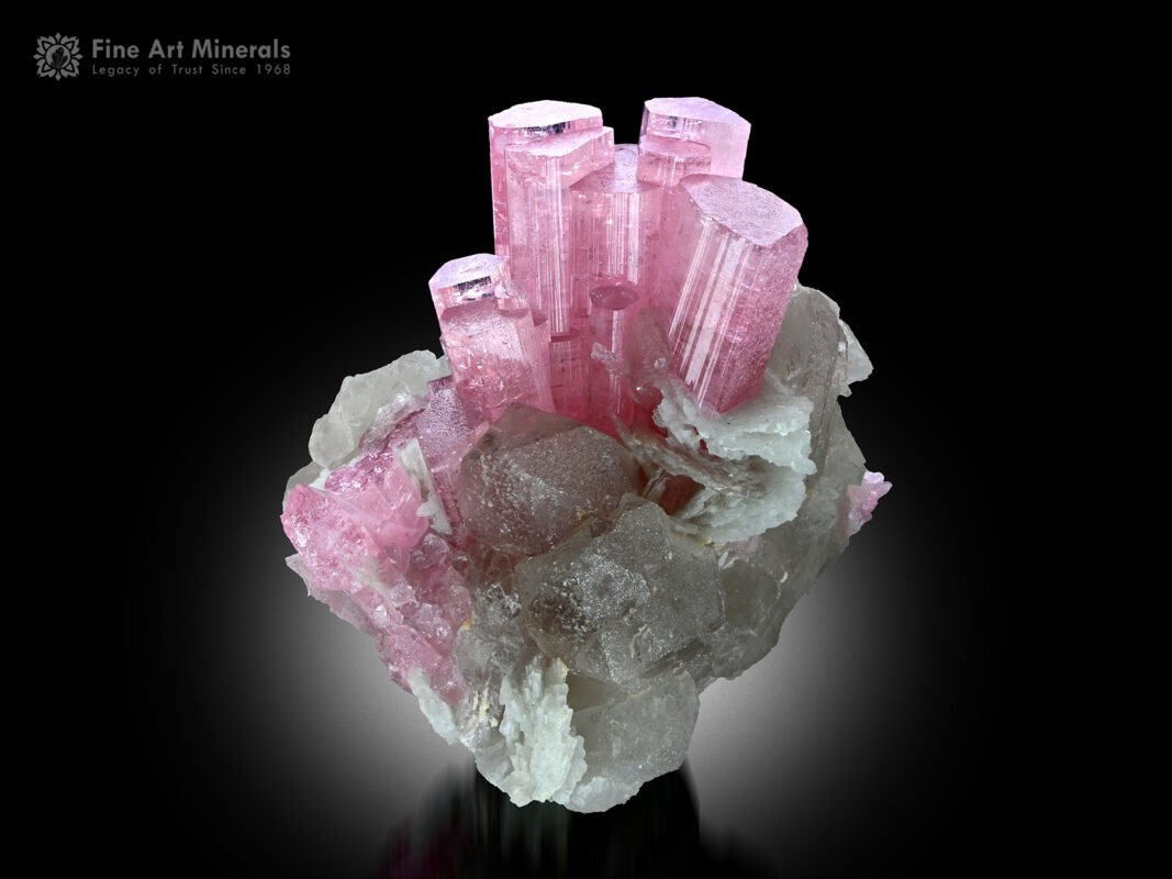 Tourmaline with Quartz from Afghanistan