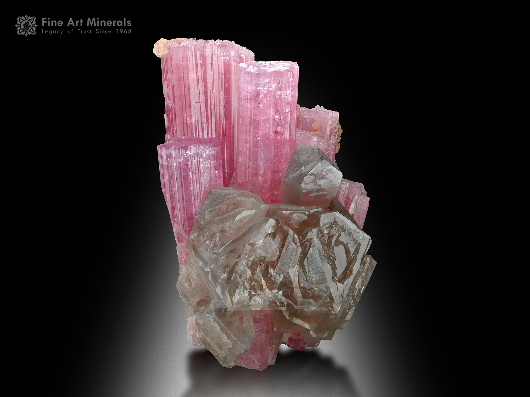 Tourmaline with Quartz from Afghanistan