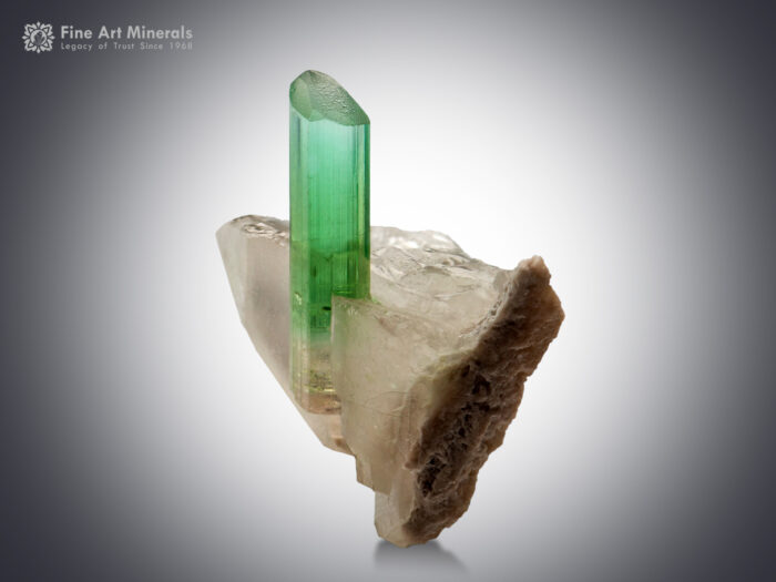 Tourmaline with Quartz from Afghanistan