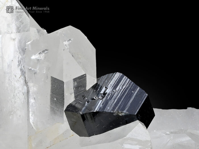 Anatase Crystal with Quartz