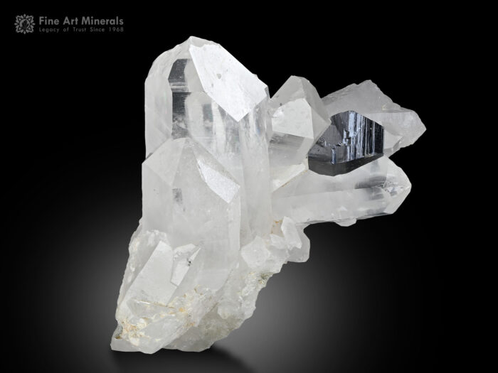 Anatase Crystal with Quartz