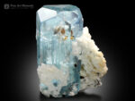 Aquamarine with Albite from Pakistan