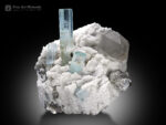 Aquamarine with Quartz and Albite