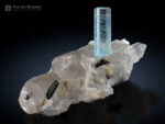 Aquamarine with Quartz and Schorl