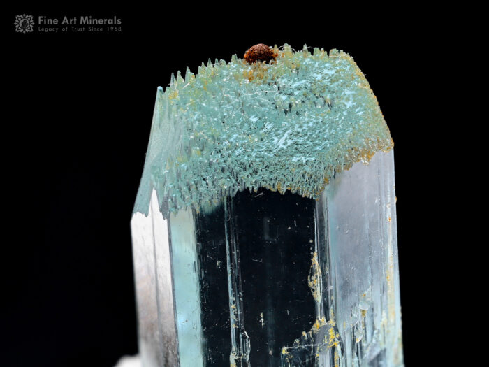 Aquamarine with Spessartine and Albite