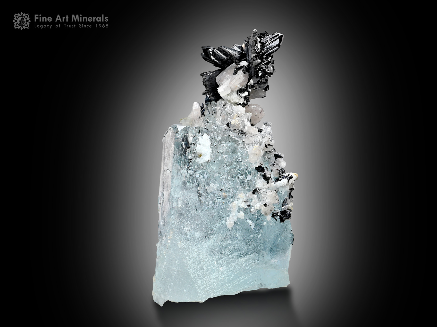 Aquamarine with Viitaniemiite from Pakistan