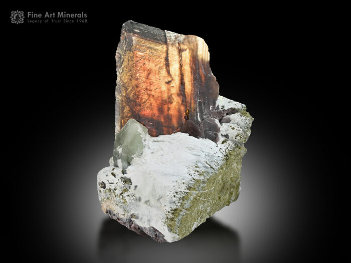 Axinite Crystal on Matrix from Pakistan