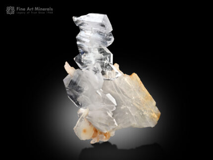 Faden Quartz with Calcite from Pakistan