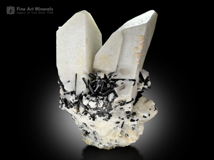 Feldspar with Schorl and Quartz from Pakistan