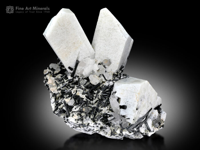 Feldspar with Schorl and Quartz from Pakistan