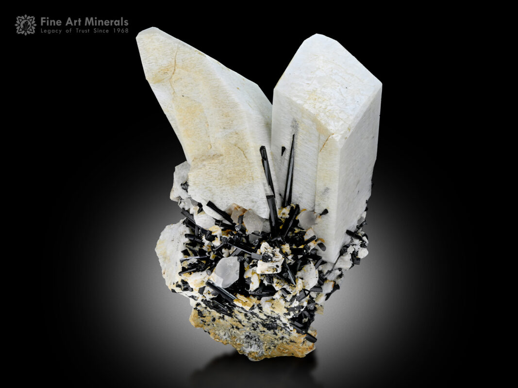 Feldspar with Schorl and Quartz from Pakistan