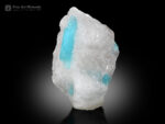 Paraiba Tourmaline on Quartz from Brazil