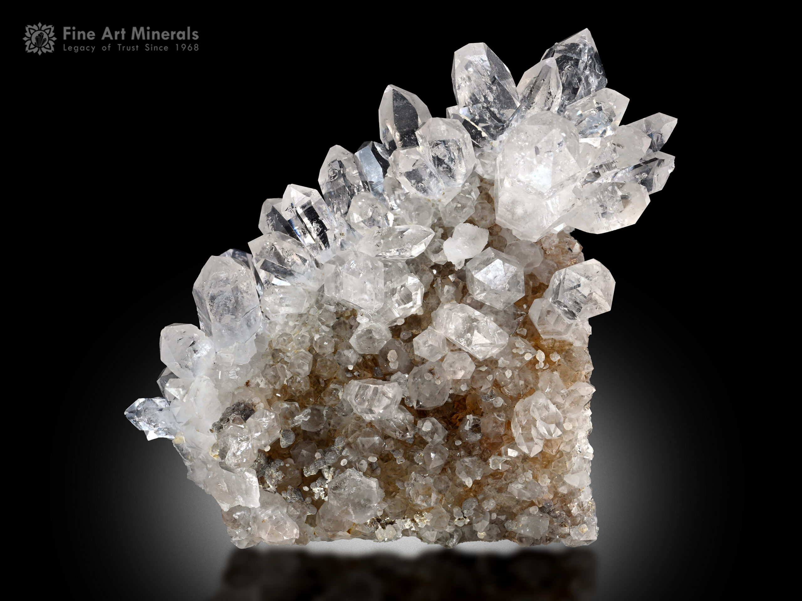 Quartz Cluster on Matrix