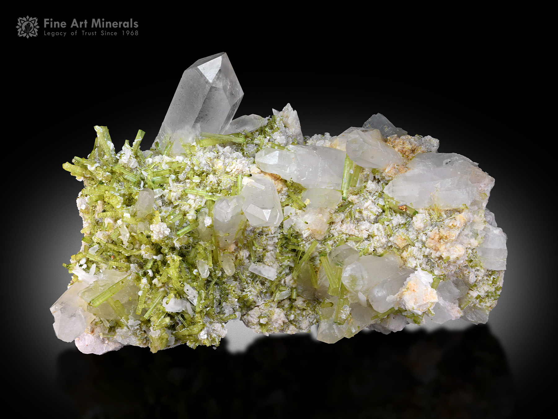 Quartz with Tourmaline from Pakistan