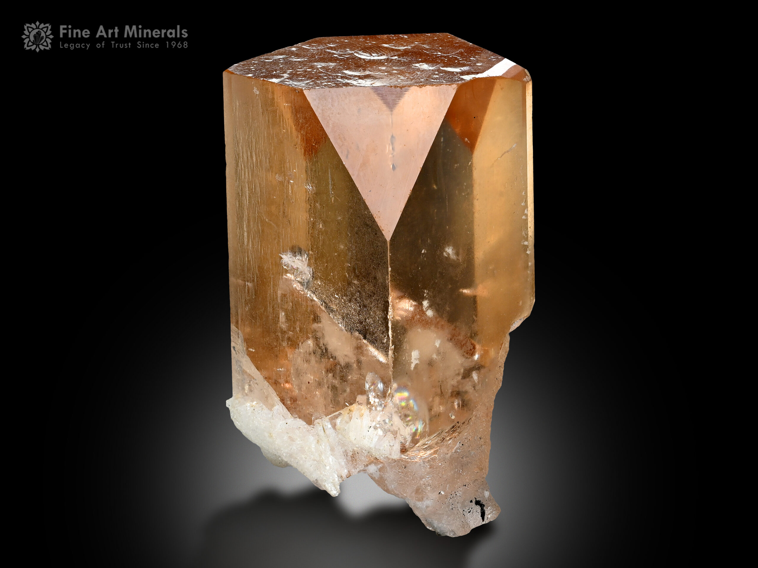 Topaz with Albite from Pakistan