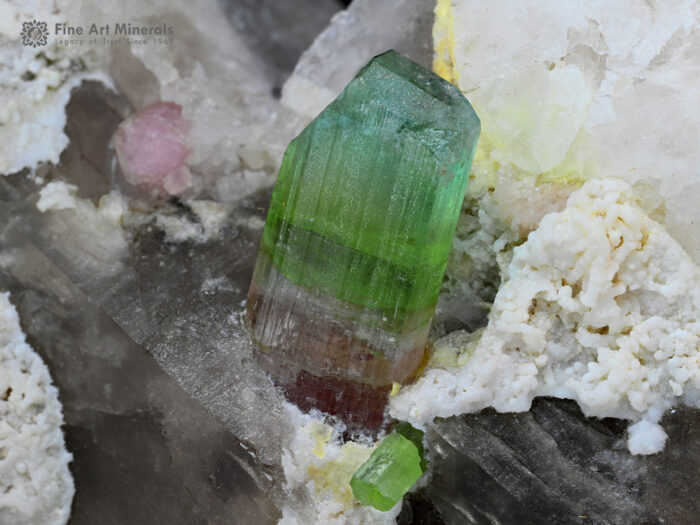 Tourmaline with Quartz from Afghanistan