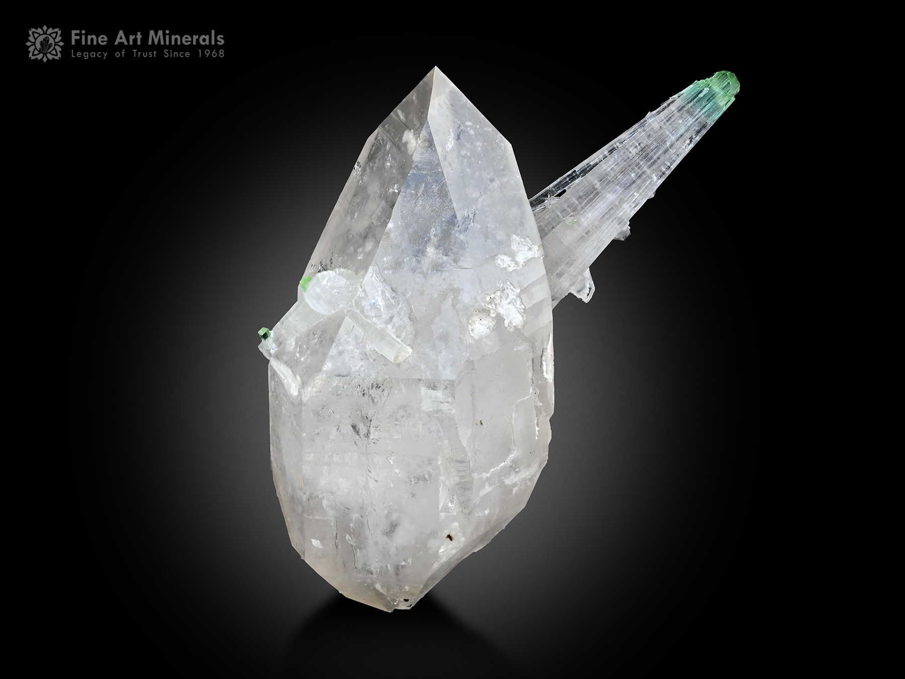 Tourmaline with Quartz from Afghanistan