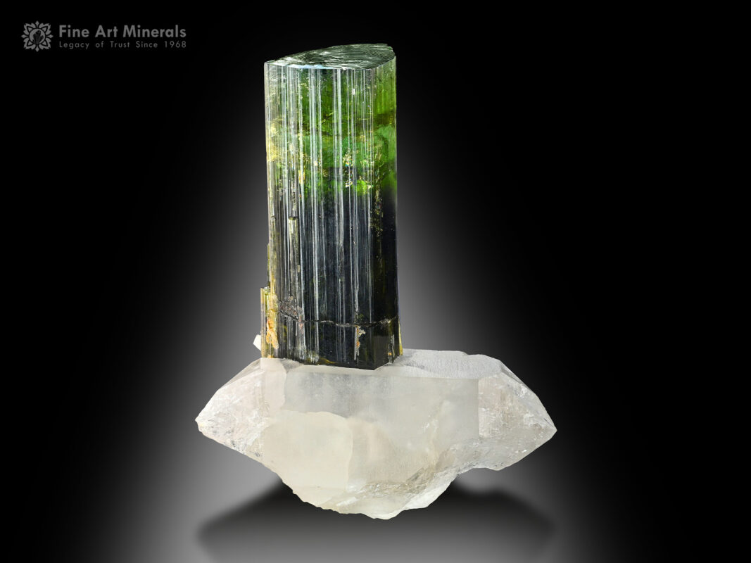 Tourmaline with Quartz from Afghanistan