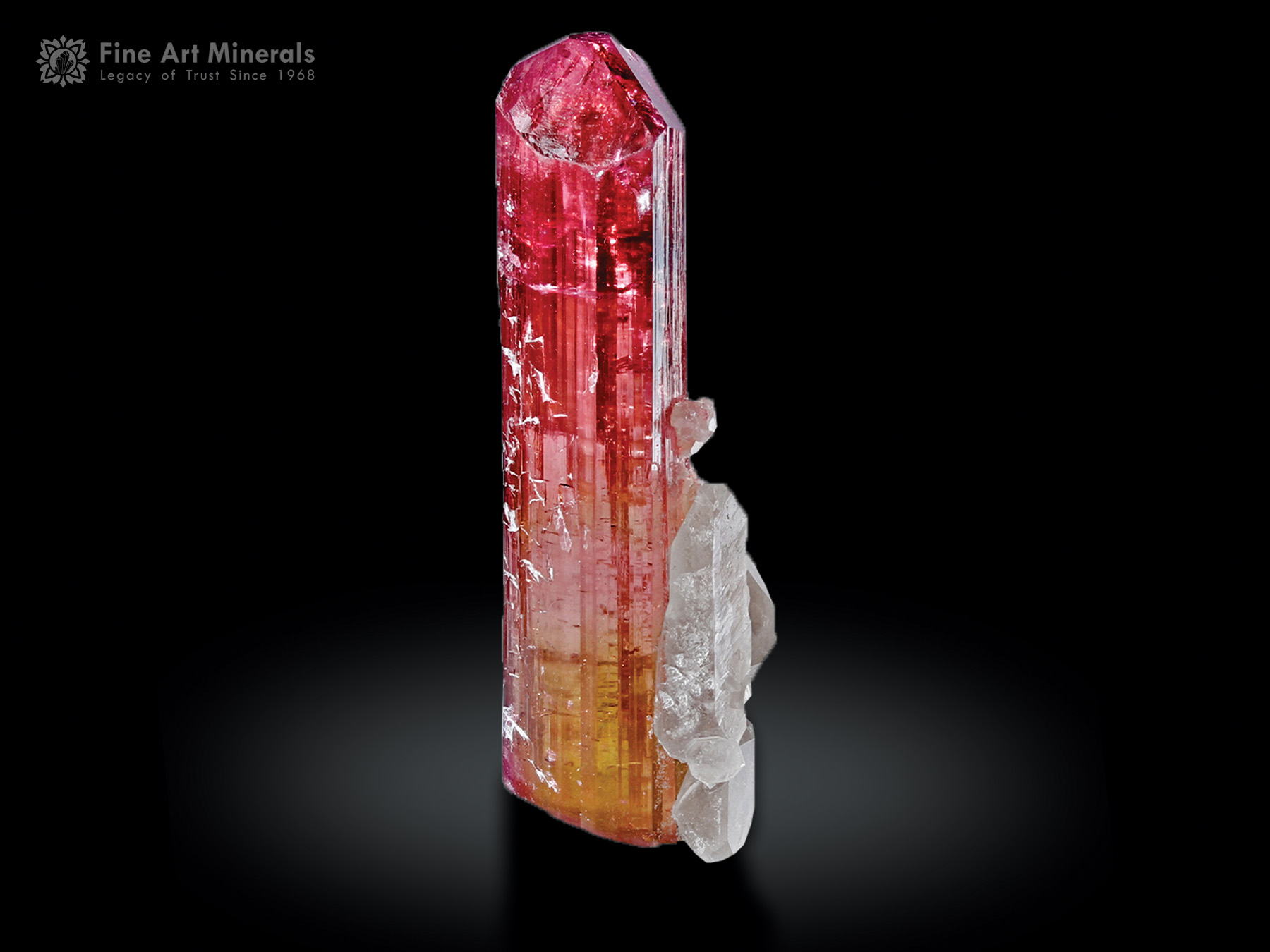 Tourmaline with Quartz from Russia