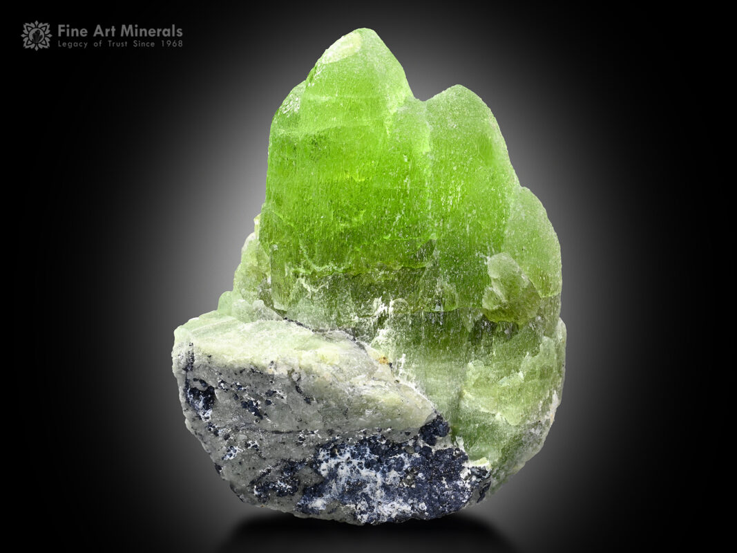 Peridot with Magnetite from Pakistan