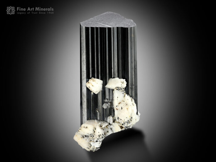 Schorl with Albite from Pakistan