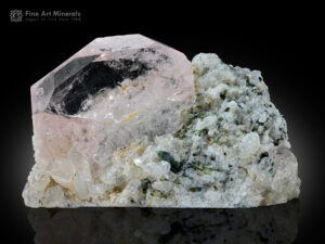 Morganite on Matrix