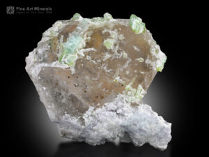 Morganite with Tourmaline