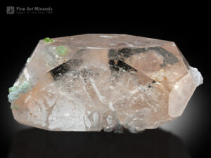 Morganite with Tourmaline