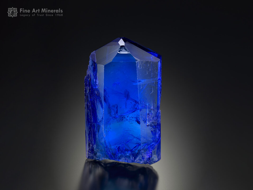 A beautiful Tanzanite crystal from Tanzania