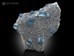 Alkali-Rich Blue Beryl on Matrix from Badakhshan Province, Afghanistan