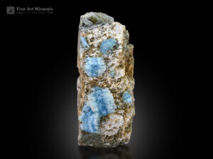 Alkali-rich blue beryls on matrix from Badakhshan Province, Afghanistan