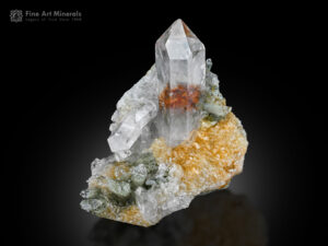 Quartz with Rutile and Chlorine Inclusion