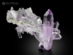 A beautiful cluster of quartz var. amethyst from Mexico.