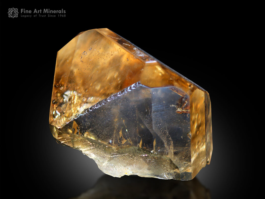 Topaz crystal from Bia Sappa Mine, Shigar Valley, Skardu District, Pakistan.