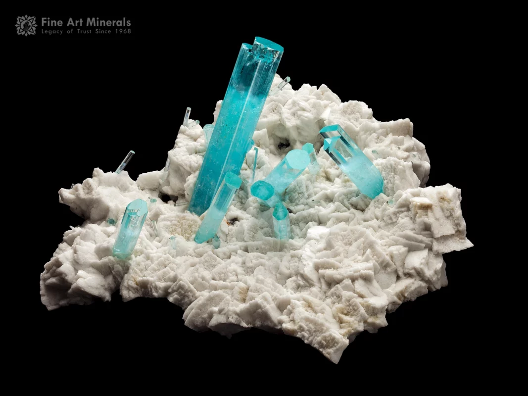 Museum-quality aquamarine from Goand Mine, Skardu. Intact, deeply saturated, and historically significant. One of our finest specimens to date.