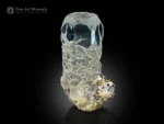 Aquamarine with Albite from Skardu District, Pakistan — toenail specimen with superb clarity and aesthetic balance.