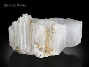 Beryllonite crystal from Shigar Valley, Pakistan – white translucent miniature specimen.