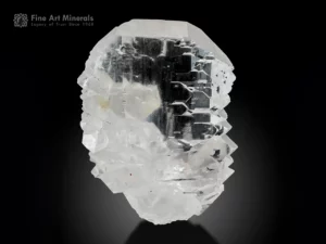 Rare twisted gwindel quartz crystal with superb clarity and bright luster from Loi Shilman Mine, Pakistan