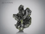 Epidote cluster with sharp-bladed crystals and high luster from Pakistan.