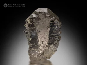 Gwindel quartz crystal showing exceptional clarity sharp stepped growth clean terminations and an elegant natural twist