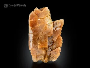 Xenotime crystal cluster from Zagi Mountain, Pakistan, showing a rich brown color, twisted growth, and good luster.