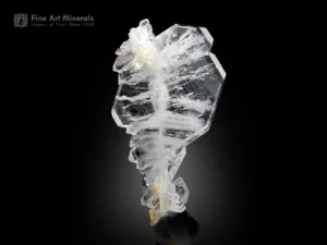 Faden quartz specimen with central faden line and clear crystals from Zhob Mine, Pakistan.