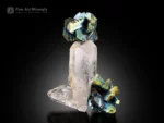 Metallic arsenopyrite crystals on quartz matrix from Yaogangxian, China.
