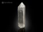 Large doubly terminated Quartz crystal with glassy luster and sharp termination.