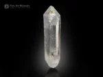 Large doubly terminated Quartz crystal with glassy luster and sharp termination.