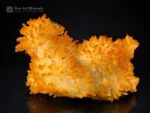 Vibrant orange Mango Quartz with halloysite inclusions from Maolong Mines, Wa State, Shan State, Myanmar.